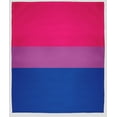 thumbnail image 1 of Simply Daisy 30 x 40 inch Bisexual Pride Flag Throw Blanket, 1 of 2