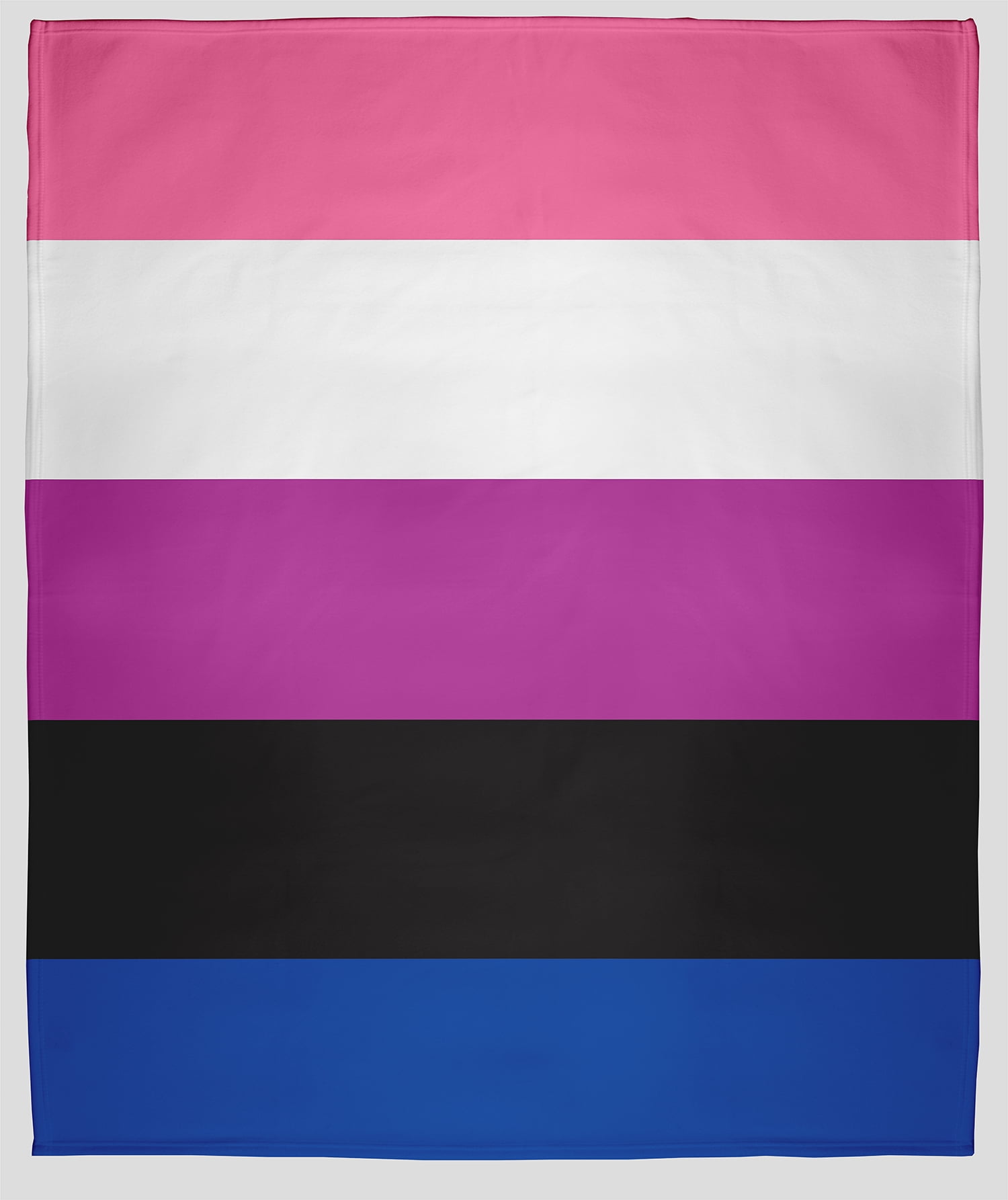 Simply Daisy 30 x 40 inch Genderfluid Pride Flag Throw Blanket