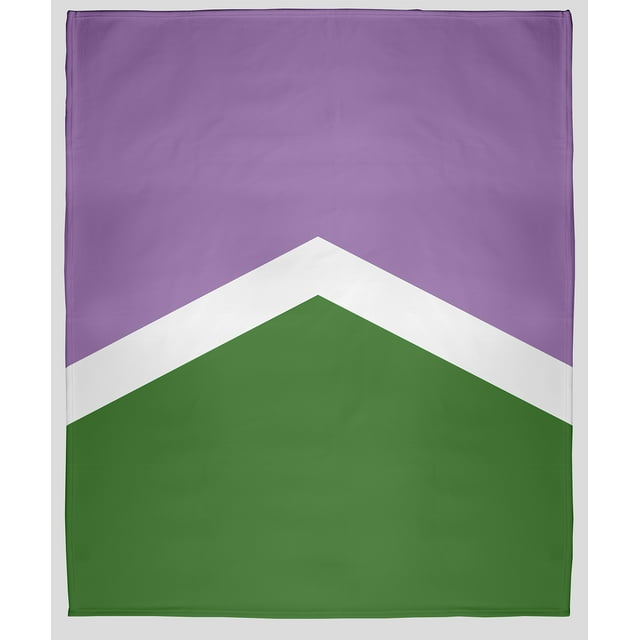 Simply Daisy 30 x 40 inch Genderqueer Pride Chevron Throw Blanket