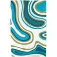 thumbnail image 1 of Simply Daisy 30" x 60" Agate Geometric Print Beach Towel, 1 of 3