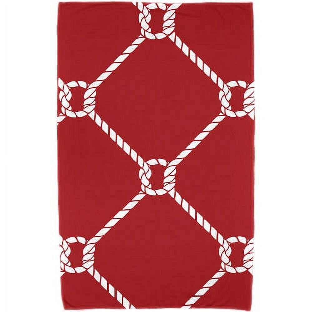 Simply Daisy 30" x 60" Ahoy! Geometric Print Beach Towel