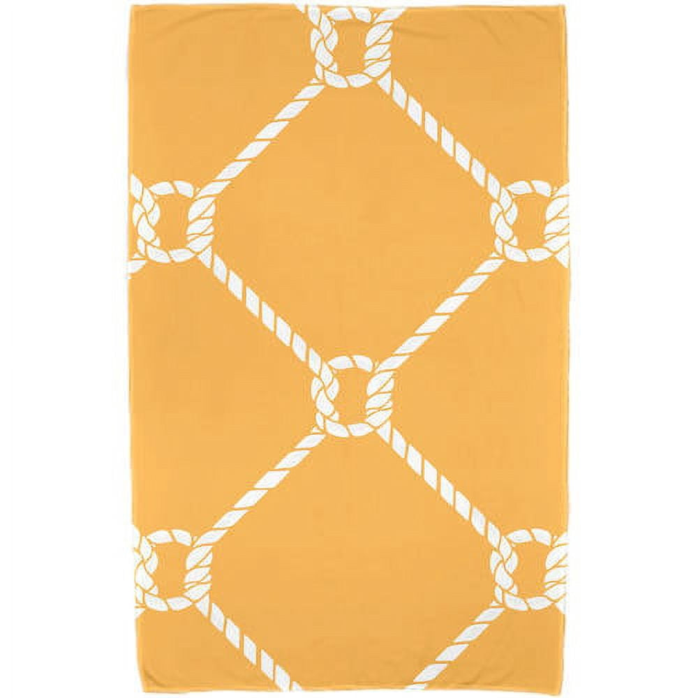 Simply Daisy 30" x 60" Ahoy! Geometric Print Beach Towel