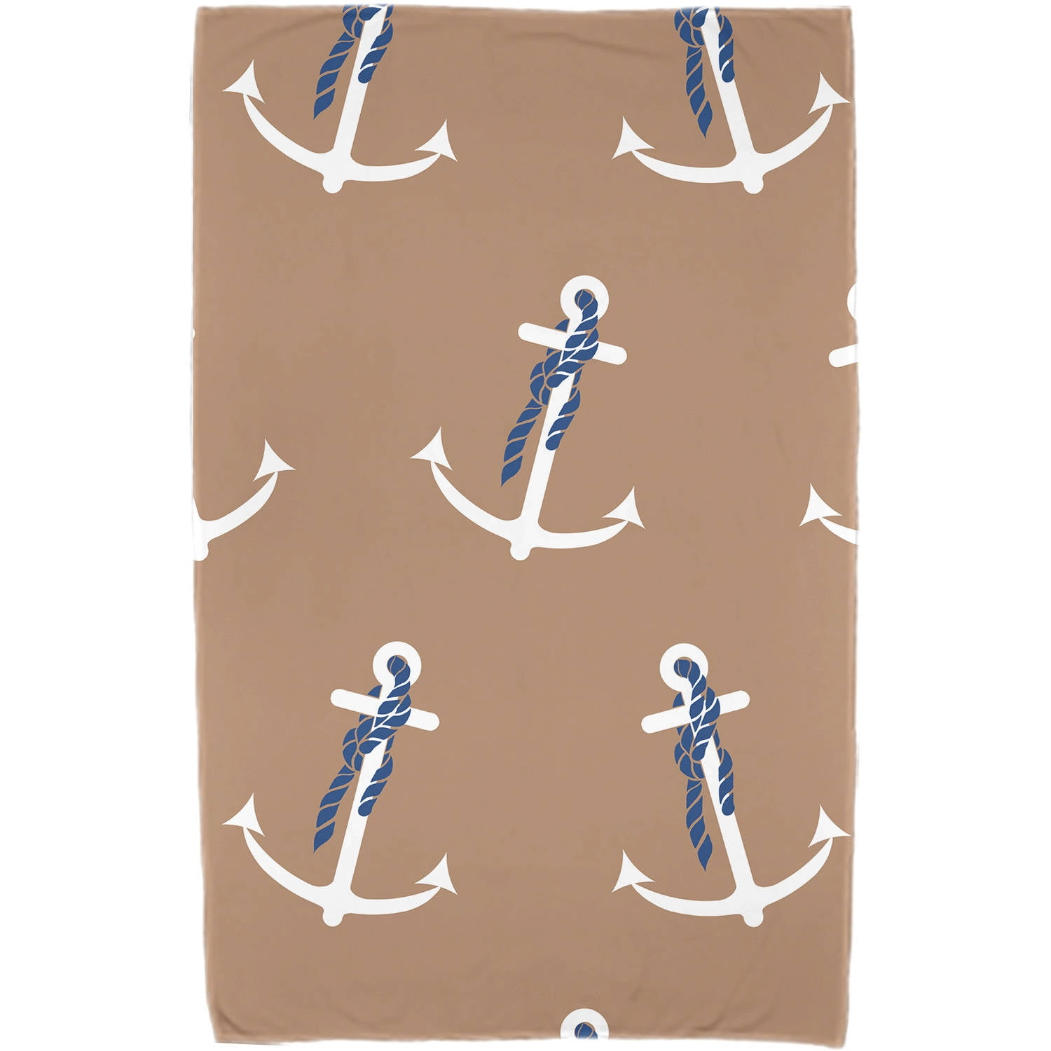 Simply Daisy 30" x 60" Anchor Whimsy Geometric Print Beach Towel