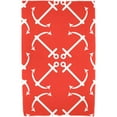 thumbnail image 1 of Simply Daisy 30" x 60" Anchor's Up Geometric Print Beach Towel, 1 of 2