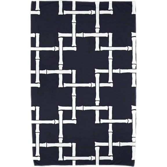 Simply Daisy 30" x 60" Bamboo 1 Geometric Print Beach Towel