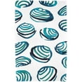 thumbnail image 1 of Simply Daisy 30" x 60" Clams Geometric Print Beach Towel, 1 of 2
