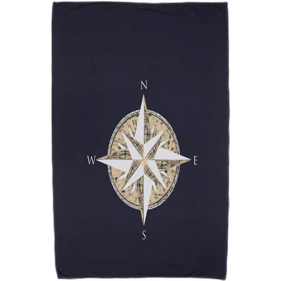 Simply Daisy 30" x 60" Compass Geometric Print Beach Towel