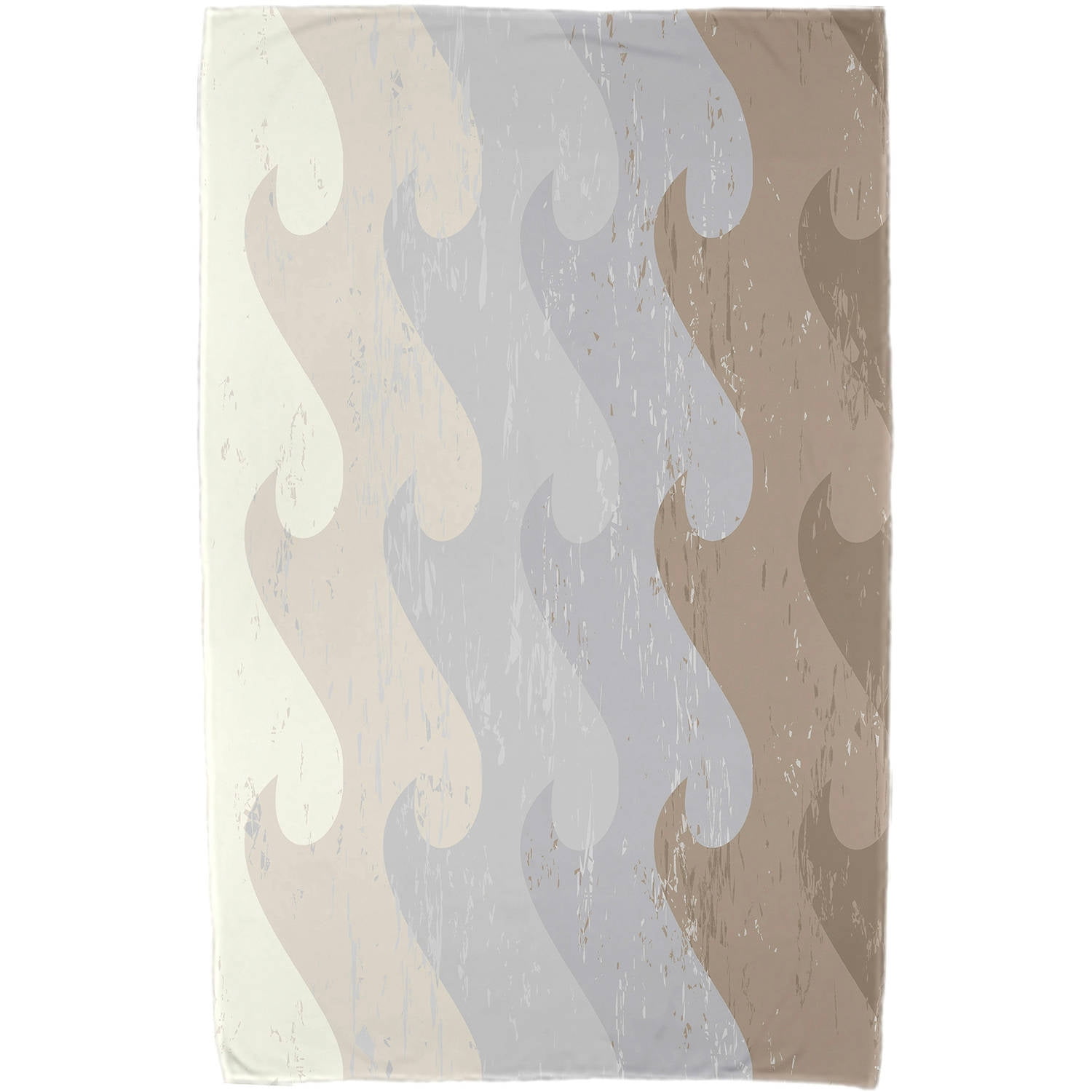 Simply Daisy 30" x 60" Deep Sea Geometric Print Beach Towel