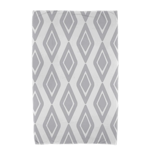 Simply Daisy 30" x 60" Diamond Jive 1 Geometric Print Beach Towels