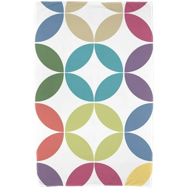 Simply Daisy 30" x 60" Eye Opener Geometric Print Beach Towel