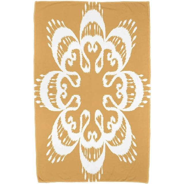 Simply Daisy 30" x 60" Ikat Mandala Geometric Print Beach Towel