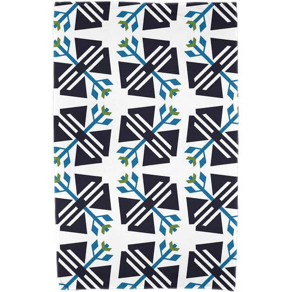 Simply Daisy 30" x 60" Jodhpur Ditsy Geometric Print Beach Towel
