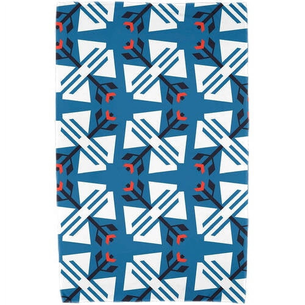 Simply Daisy 30" x 60" Jodhpur Ditsy Geometric Print Beach Towel