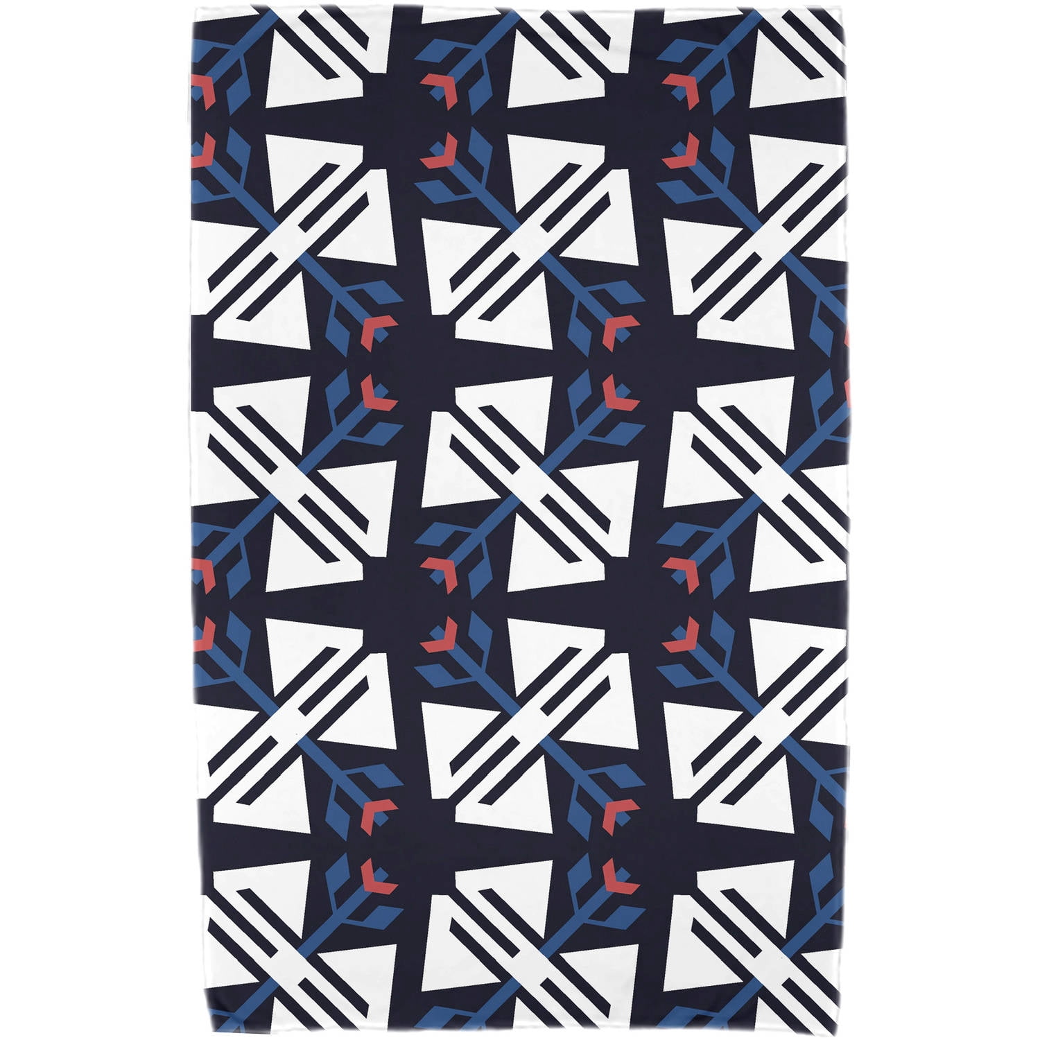 Simply Daisy 30" x 60" Jodhpur Ditsy Geometric Print Beach Towel
