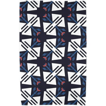 Simply Daisy 30" x 60" Jodhpur Ditsy Geometric Print Beach Towel