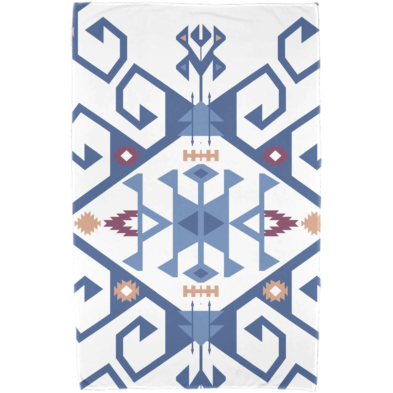 Simply Daisy 30" x 60" Jodhpur Medallion 2 Geometric Print Beach Towel