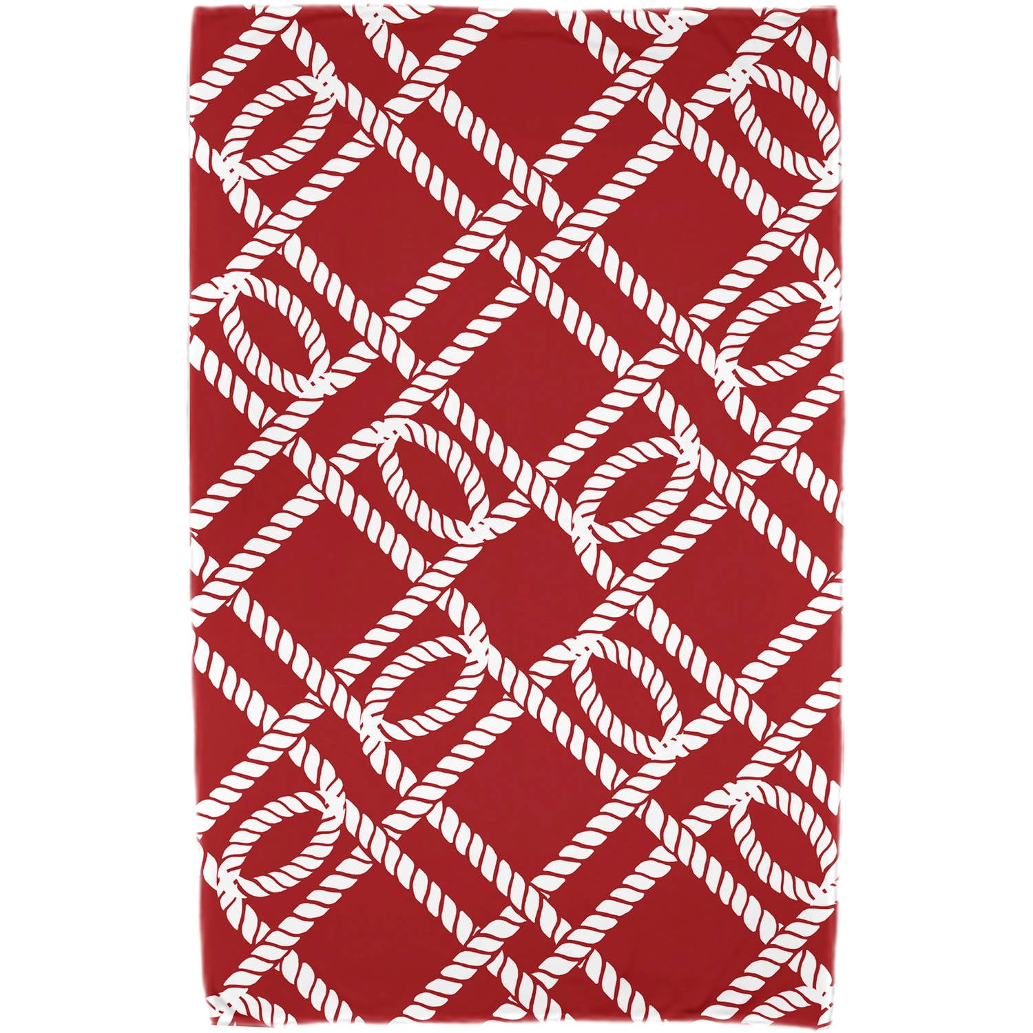 Simply Daisy 30" x 60" Know the Ropes Geometric Print Beach Towel