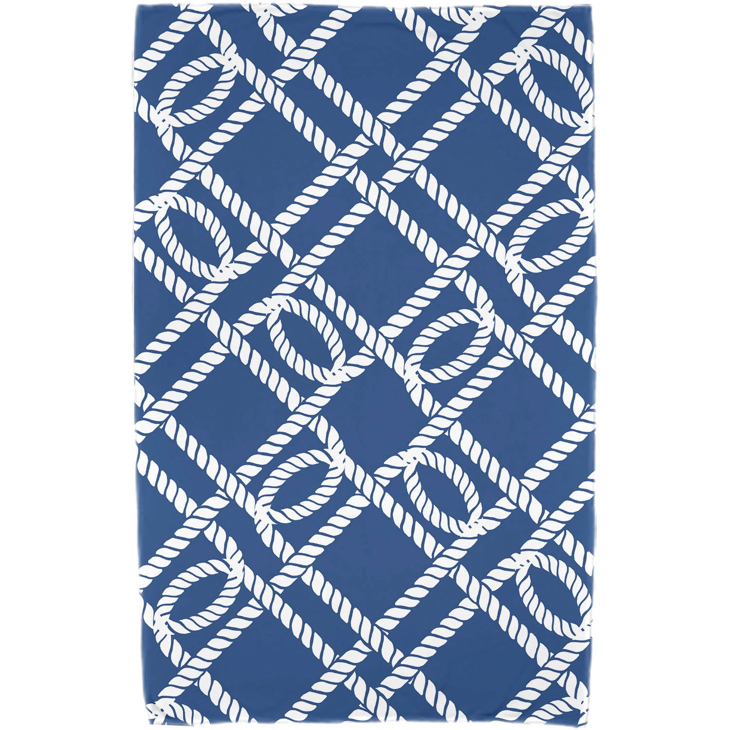 Simply Daisy 30" x 60" Know the Ropes Geometric Print Beach Towel
