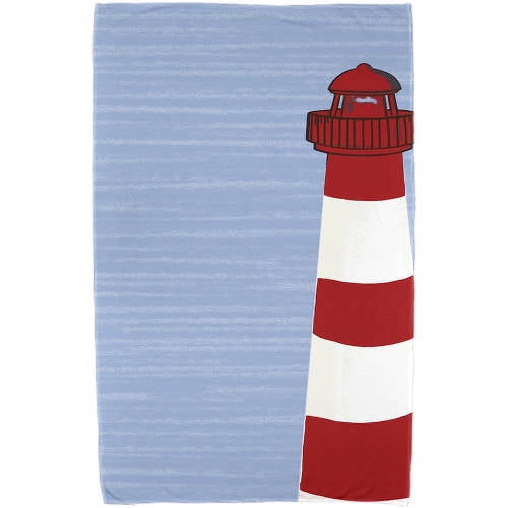 Simply Daisy 30" x 60" Light House Geometric Print Beach Towel