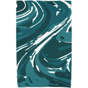 Simply Daisy 30" x 60" Marble Geometric Print Beach Towel