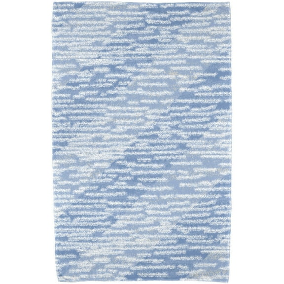 Simply Daisy 30" x 60" Marled Knit Stripe Geometric Print Beach Towel