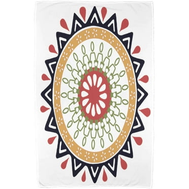 Simply Daisy 30" x 60" Mod Geometric Print Beach Towel
