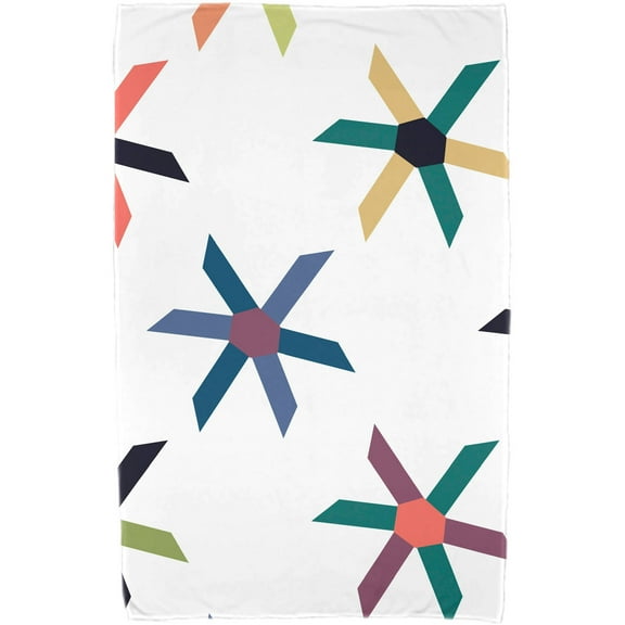 Simply Daisy 30" x 60" Pinwheel Pop Geometric Print Beach Towel