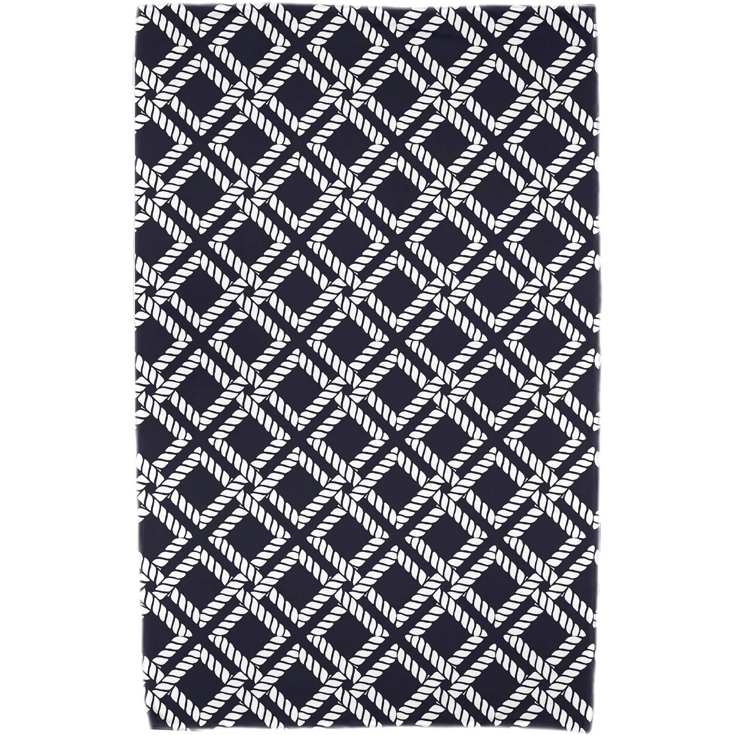 Simply Daisy 30" x 60" Rope Rigging Geometric Print Beach Towel