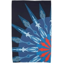 Simply Daisy 30" x 60" Sailor's Delight Geometric Print Beach Towel