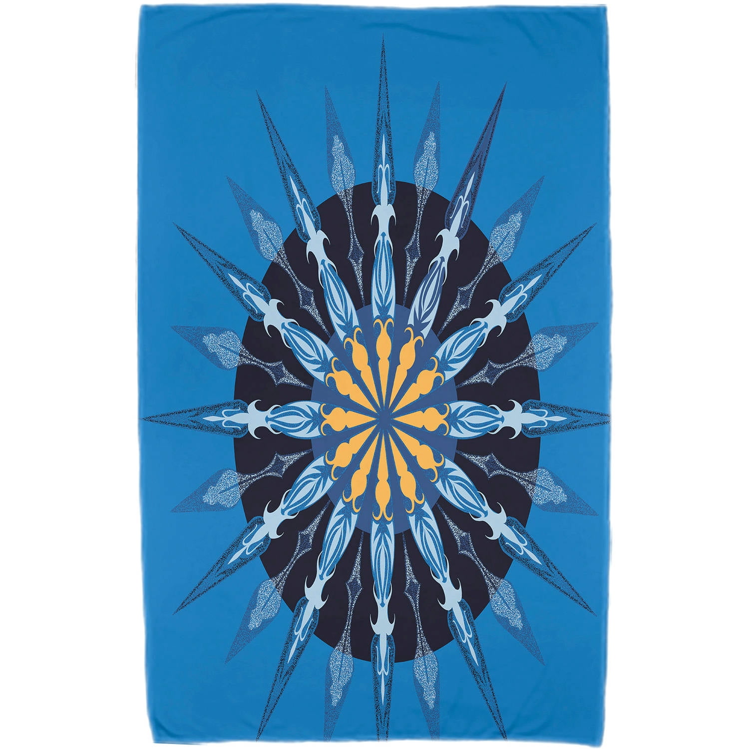 Simply Daisy 30" x 60" Sea Wheel Geometric Print Beach Towel