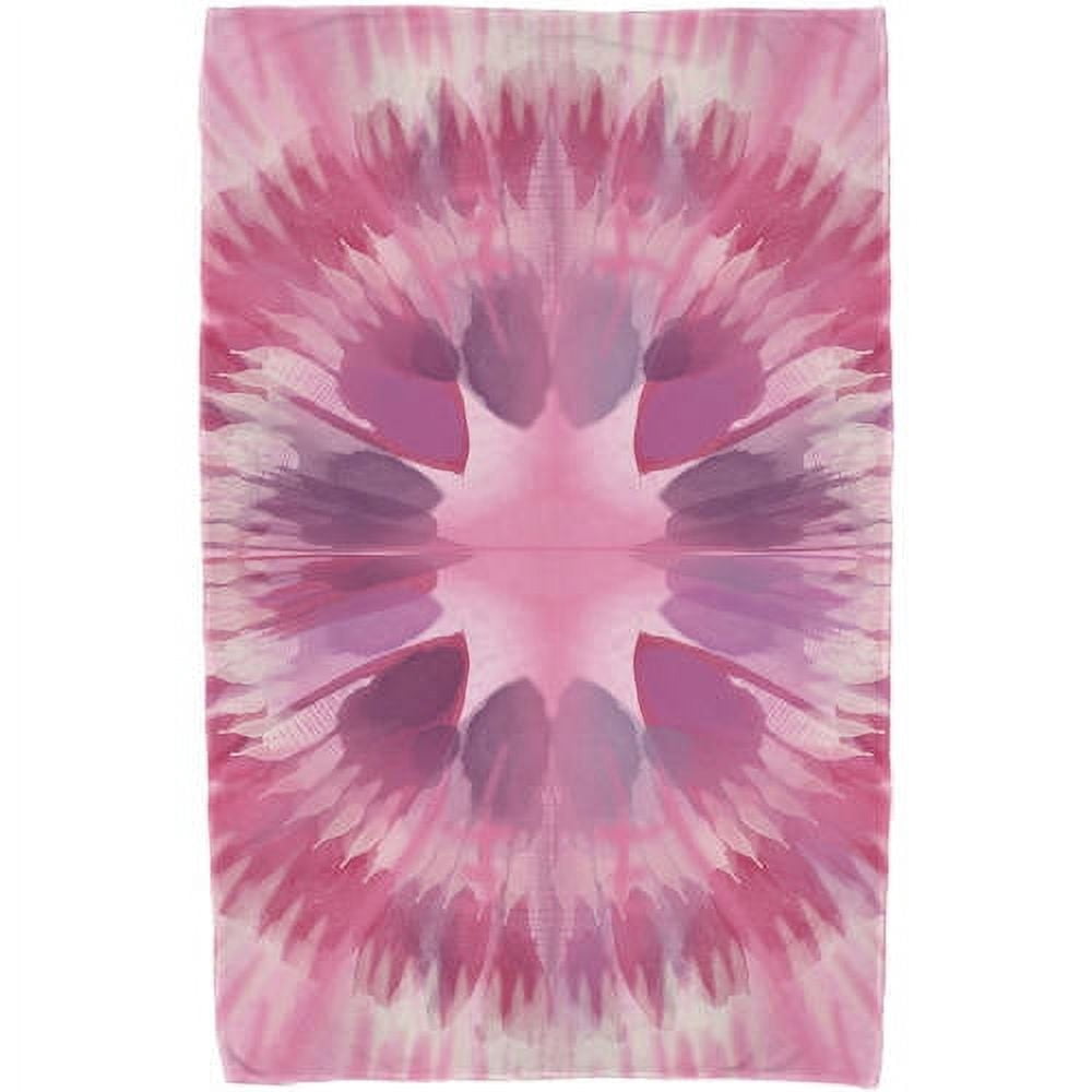 Simply Daisy 30" x 60" Shibori Burst Geometric Print Beach Towel