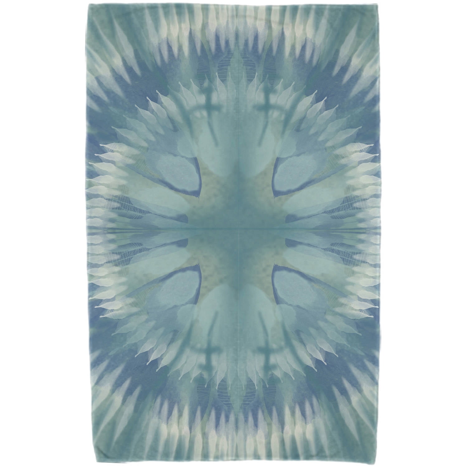 Simply Daisy 30" x 60" Shibori Burst Geometric Print Beach Towel