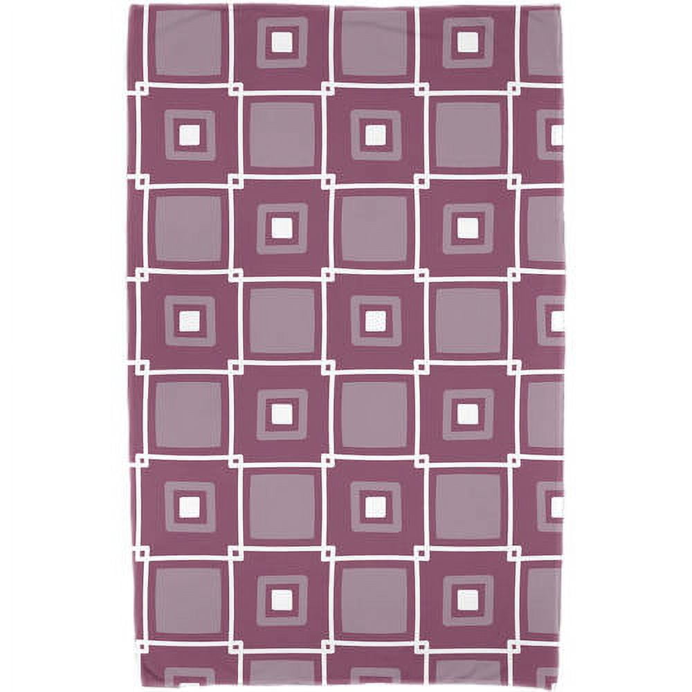 Simply Daisy 30" x 60" Square Pop Geometric Print Beach Towel