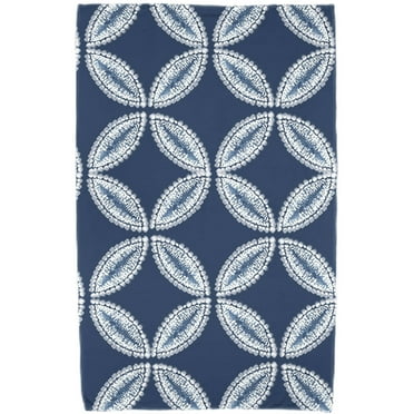 Simply Daisy 30" x 60" Tidepool Geometric Print Beach Towel