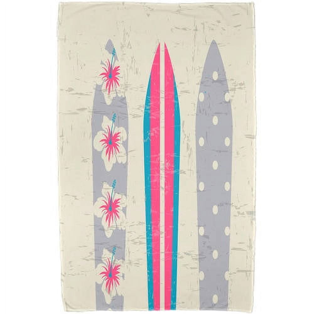 Simply Daisy 30" x 60" Triple Surf Geometric Print Beach Towel
