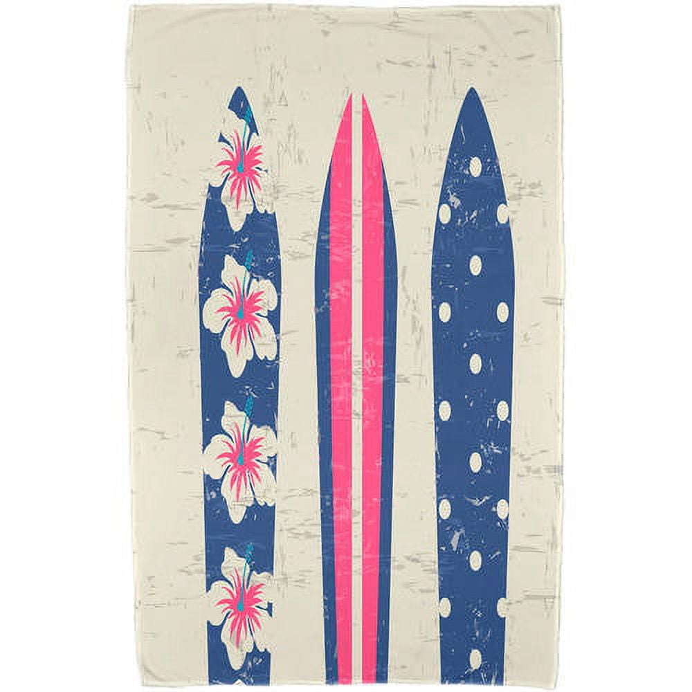 Simply Daisy 30" x 60" Triple Surf Geometric Print Beach Towel