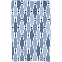 Simply Daisy 30" x 60" Wavy Geometric Print Beach Towel