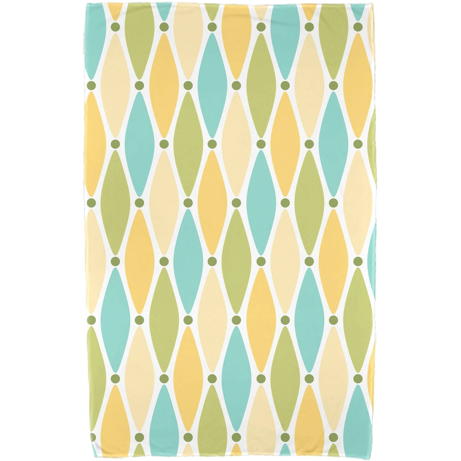 Simply Daisy 30" x 60" Wavy Splash Geometric Print Beach Towel