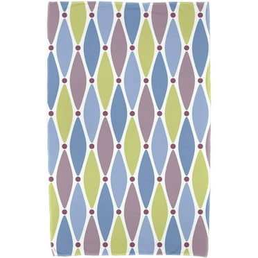 Simply Daisy 30" x 60" Wavy Splash Geometric Print Beach Towel