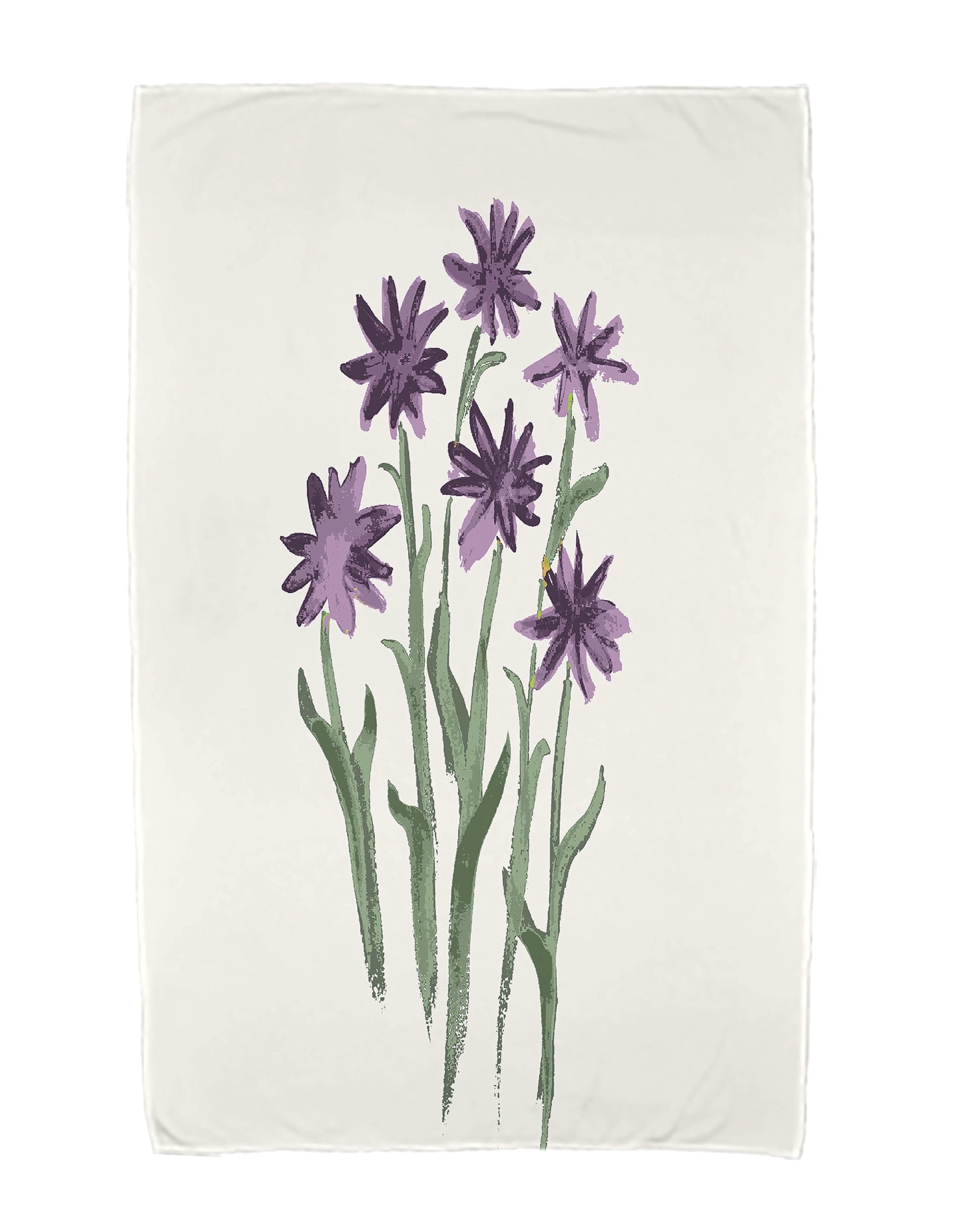 Simply Daisy, 30 x 60 inch, Daffodils Beach Towel, Purple - Walmart.com