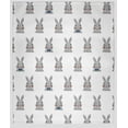 thumbnail image 1 of Simply Daisy 30x40 in Dark Cobalt Blue Bunny Fluffle Easter Throw Blanket, 1 of 4