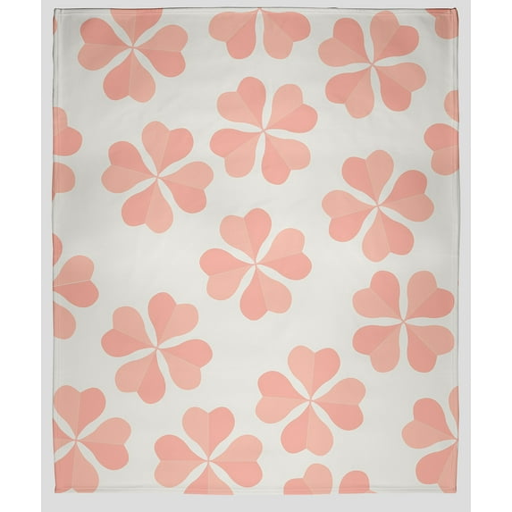 Simply Daisy 30x40 in Sunwashed Red Lucky Patch St. Patrick's Day Throw Blanket