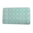 thumbnail image 1 of Simply Daisy 34" x 21" Plush Microfiber Green Greek Simple Bath Mat, 1 of 5