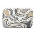 thumbnail image 1 of Simply Daisy 34" x 21" Plush Microfiber Taupe Agate Bath Mat, 1 of 3