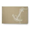 thumbnail image 1 of Simply Daisy 4' x 6' Anchored Nautical Chenille Rug, Taupe, 1 of 4