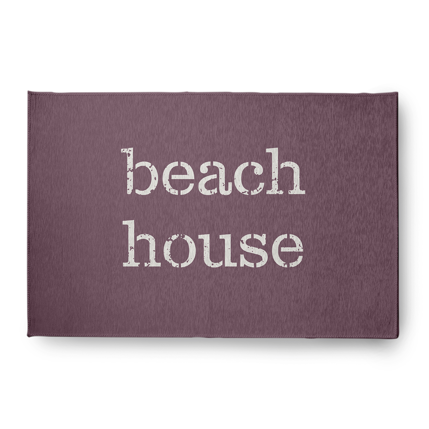 Simply Daisy 4' x 6' Beach House Nautical Chenille Rug, Dusty Purple