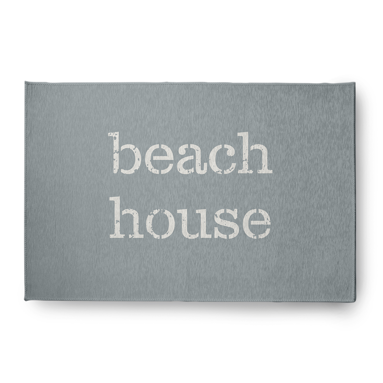 Simply Daisy 4' x 6' Beach House Nautical Chenille Rug, Pretty Grey