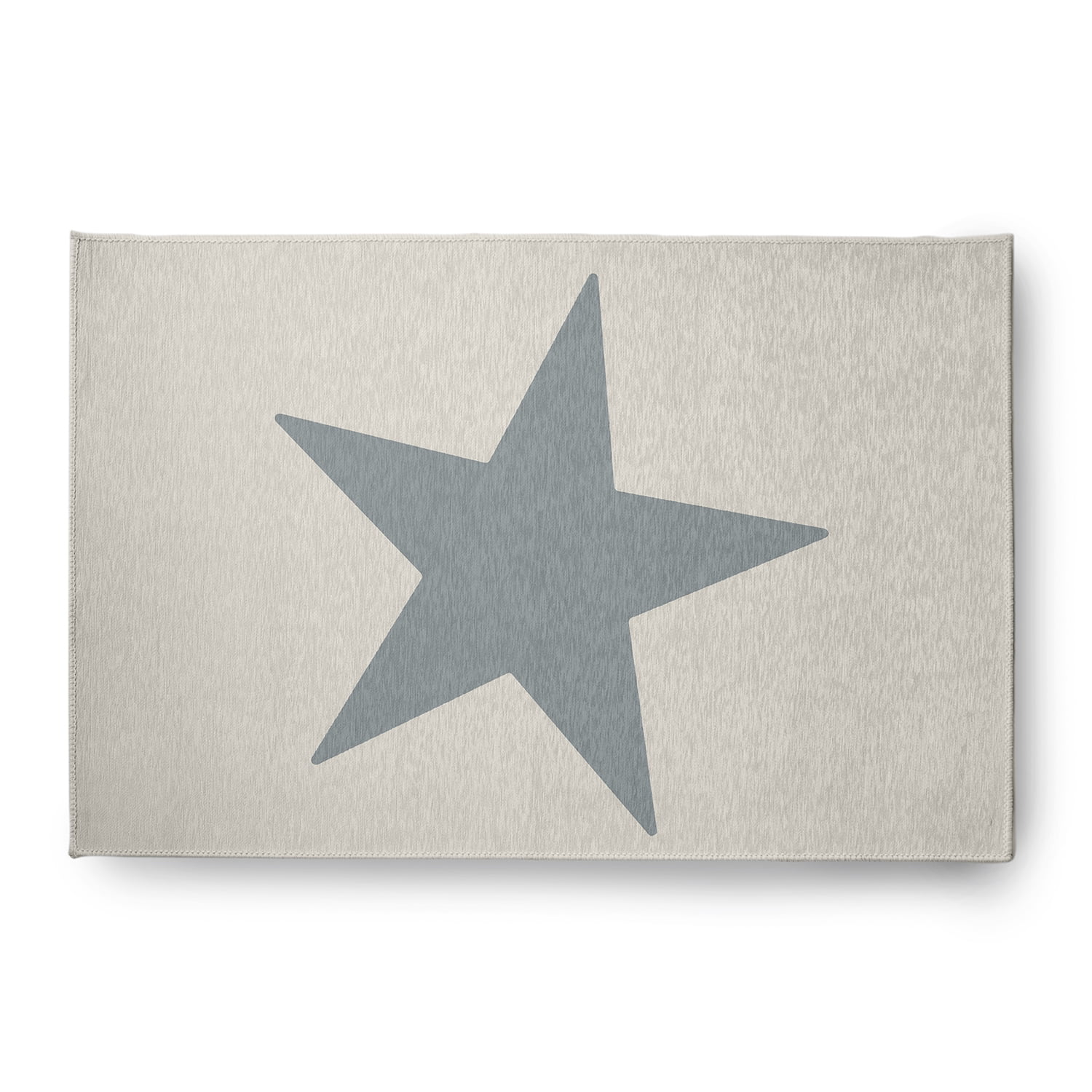 Simply Daisy 4' x 6' Big Star Chenille Rug, Dusty Smoke