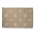 thumbnail image 1 of Simply Daisy 4' x 6' Brown Feather Pattern Spring Chenille Indoor/Outdoor Rug, 1 of 3