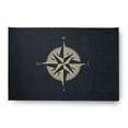 thumbnail image 1 of Simply Daisy 4' x 6' Compass Nautical Chenille Rug, Shark Blue, 1 of 4